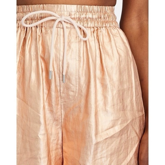 A.L.C. Metallic Gold Ryder Boxer Shorts size small - Picture 3 of 11